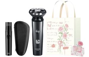 Электрическая бритва PS166 Limited Set с быстрой зарядкой, тройным лезвием и возможностью полного погружения под воду POREE, Ps166 Valentine'S Day Goodie Bag Set