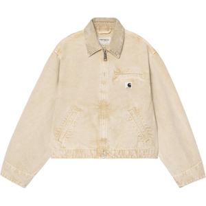 Carhartt WIP Органическая хлопковая джинсовая куртка на молнии, Khaki