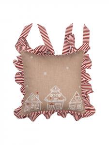 Clayre & Eef Чехол для подушки стула бежевого цвета - (Д)40 x (Ш)40 см