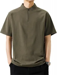 Мужская летняя поло с коротким рукавом Korean Style Slim Fit AXGGZTJZ
