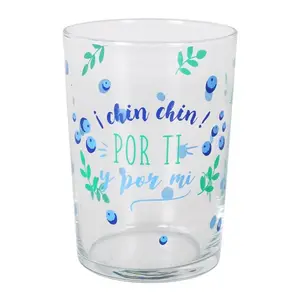 Стакан сидра Frutos del Bosque Basics El Corte Inglés, прозрачный