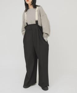 Брюки на подтяжках, заправленные сзади Kbf, цвет Black