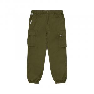 Брюки карго *A Bathing APE с логотипом Moonface Aape, зеленый