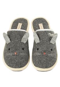 Тапочки Adelheid Filzpantoffel Fabelhaft Ohren, серый