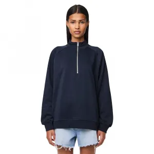 Толстовка Pieces Chilli half zip, синий
