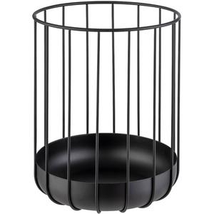 Корзина для хлеба Корзина, Ø 22,5 см, высота 28 см 1 шт., современный дизайн Aps, черный