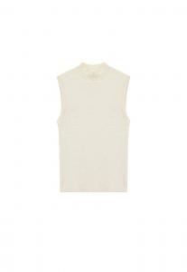 Топ Koton GLEAMY SLEEVELESS , Beige