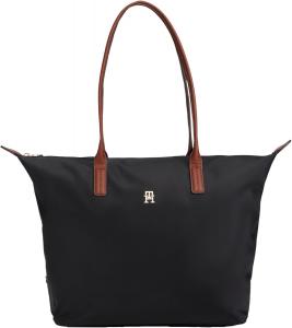 Большая сумка-тоут Tommy Hilfiger Popette на молнии, Black