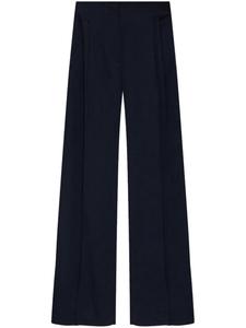 Брюки-палаццо Emporio Armani со складками, синий