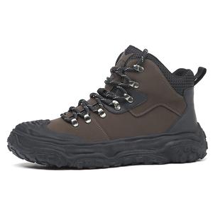 KACHILANG Мужские устойчивые к истиранию уличные ботинки тёмно-коричневые, цвет Dark Brown