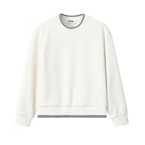 FILA Изумрудный свитшот Women's Cloud White