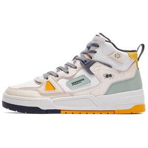 Кеды, Infinite Скейтборд обувь женская с высоким берцем античный фарфор белый/березовый цвет Qiaodan