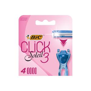 Кассеты для бритвы, 4 шт./1 упаковка. Bic Soleil click3