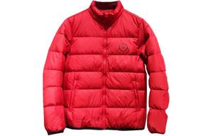 Wade Collection Пуховик мужской Bull Red Lining, красный