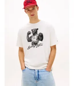 Футболка relaxed fit Tommy Jeans, экрю