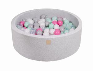 Бассейн MeowBaby круглый сухой детский 90х30см/