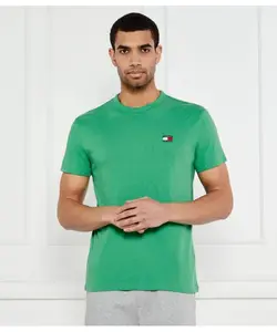 Футболка Regular fit Tommy Jeans, зеленый