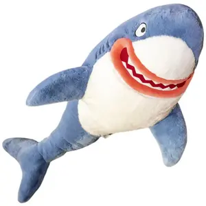 Little Cucu Акула красногубый гигантский зуб акула плюшевые куклы 105 высота 105 длина