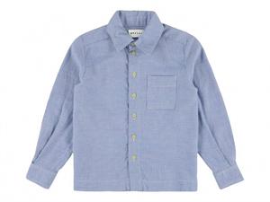Детская рубашка с воротником Tur в синем цвете Morley