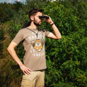 Футболка Star Wars - Ewok Park Ranger оливкового цвета