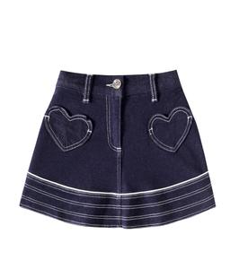 Джинсовая юбка Monnalisa, Blu Navy