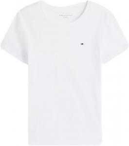 Tommy Hilfiger Женская базовая базовая хлопковая легкая мягкая, Optic-White