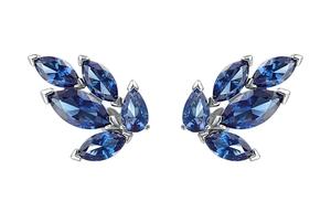 Swarovski Серьги-гвоздики Louison женские голубые