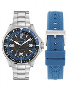 NAUTICA Часы Analog 'KOH MAY BAY' в серебристом цвете