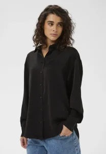Рори /// блузка на пуговицах Kaffe, Black Deep