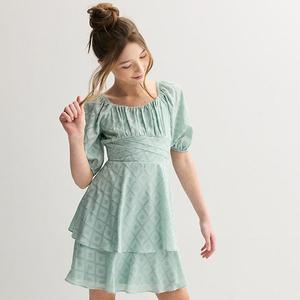 Детское платье с ромбовидными ярусами для девочек 7-16 лет Speechless