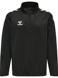 Толстовка Hummel Mit Kurzem Reißverschluss Hmlcore Xk Half Zip Poly Sweat Kids, черный