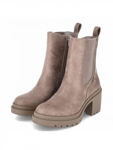 Ботинки без застежек серого цвета Bugatti