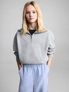 Детские брюки патриция в полоску с широкими штанинами Mango, Blue/White