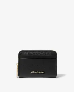 Маленький женский кожаный кошелек Jet Set Michael Michael Kors, черный