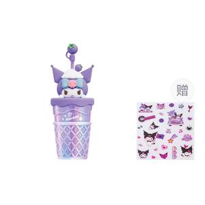 Кружка стеклянная Kuromi My Melody с 3D-эффектом, 500 мл Sanrio, Kuromi[Free Kuromi Sticker]