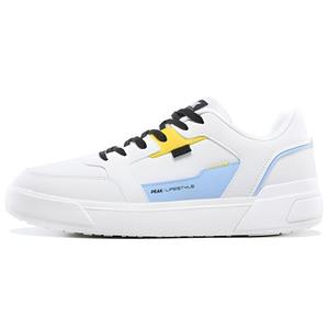 Кроссовки PEAK Skateboarding Shoes Women's Low-top White/Orange Yellow/Cotton White, белый