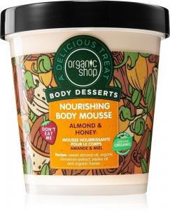 Пена для тела с миндалем и медом, обладающая питательным и увлажняющим эффектом. Organic Shop, 450 мл