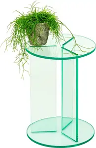 Цветочный столик Пароли Paroli 30х56х30 см, цвет Klarglas