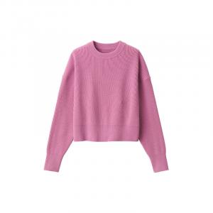 Свитер женский Muji короткий, слоновая кость