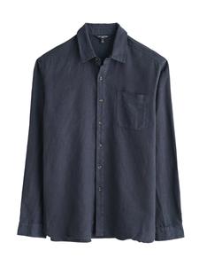 Рубашка на пуговицах классического кроя Seasalt Cornwall Curator, морской синий