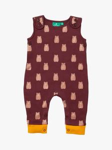 Детские хлопковые комбинезоны Bear Little Green Radicals, Brown/Multi