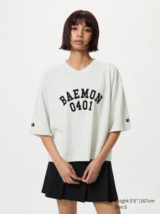 Футболка UT Babymonster Uniqlo, 02 light grey