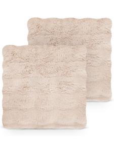 наволочки из искусственного меха 45x45 см Милан серо-коричневого цвета Aspero, 45 x 45 см