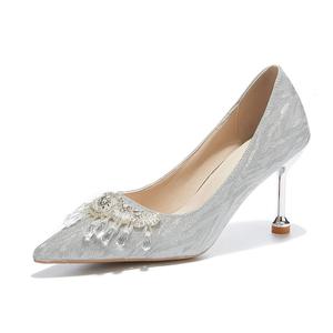 TAOLEI Женские туфли на высоком каблуке Silver