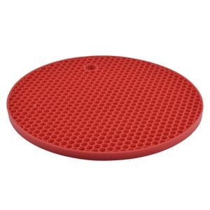 Кухонный резиновый круглый нескользящий теплоизолированный коврик для горячего горшка, коврик для подставки