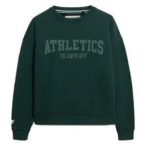 Толстовка Superdry Athletic Ess Relaxed Fit, зеленый