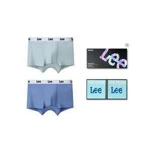 Мужские трусы боксеры упаковка 3 штуки Lee, синий