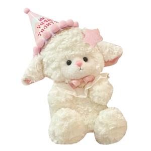 Очаровательная овечка Baa, успокаивающая подружка для маленьких ягнят плюшевая кукла высота 22cm/32cm/45cm Click