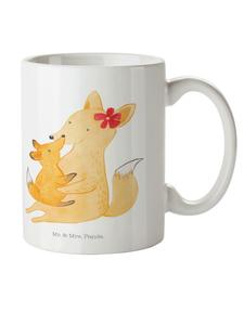 Детская кружка лиса мама без слов в белом цвете Mr. & Mrs. Panda