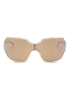 Солнцезащитные очки в геометричной оправе Christian Roth, золотистый